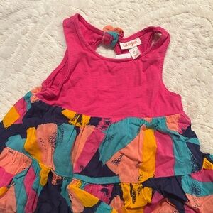Cat and Jack multicolored tank top with cut out in the back. 3 t